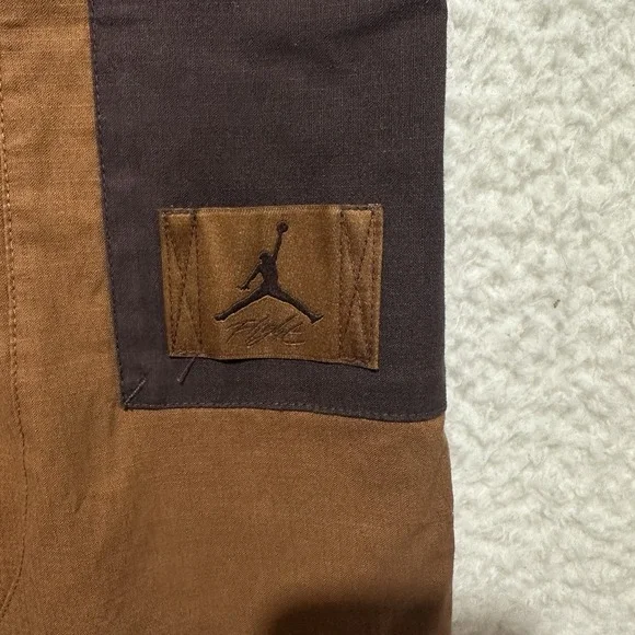 Nike Pants Womens XS Brown Air Jordan Essential Utility Cargo Loose Fit Joggers - Picture 15 of 16
